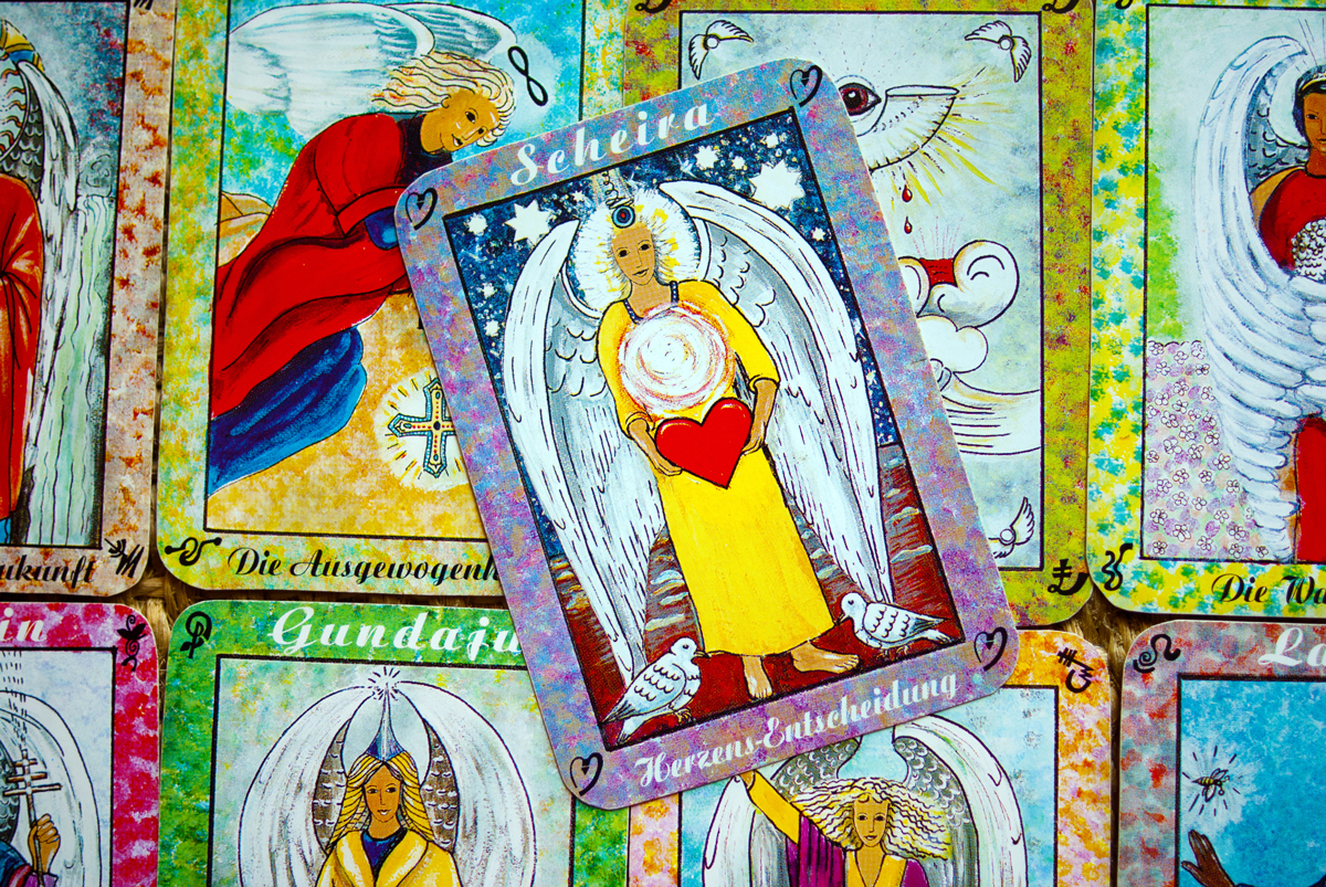 Angel Cards used for an Angel Card Reading